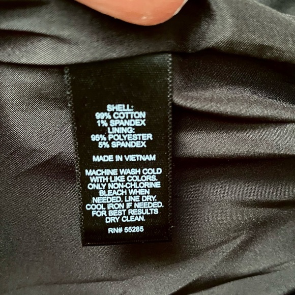 NWOT - EXPRESS BLACK / WHITE TRIM SUIT BLAZER SIZE 0 - Picture 5 of 12